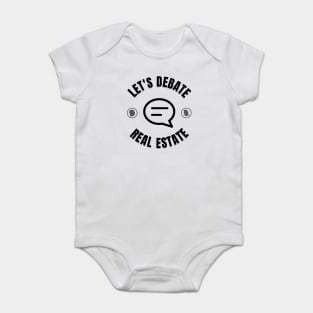 Real Estate Agent, real estate clothing and accessories, real estate shirt, gift for broker, broker gift, real estate branding, real estate t-shirt, funny real estate, real estate gift, gift for agent Baby Bodysuit